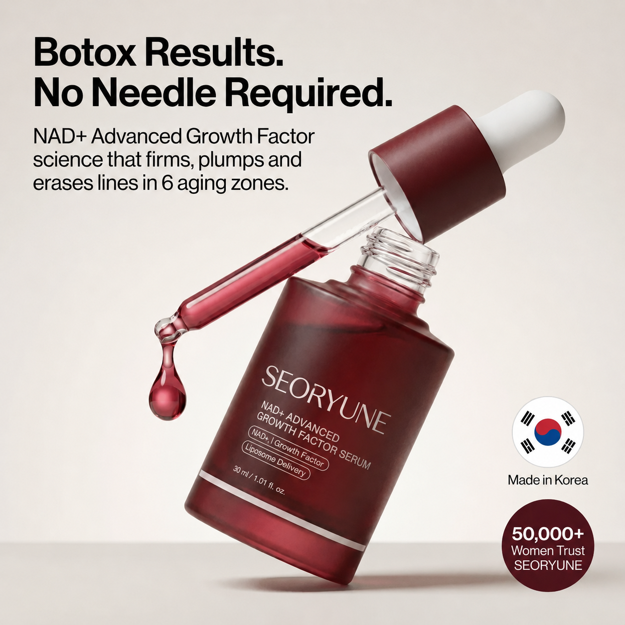 Korean NAD+ Advanced Growth Factor Serum