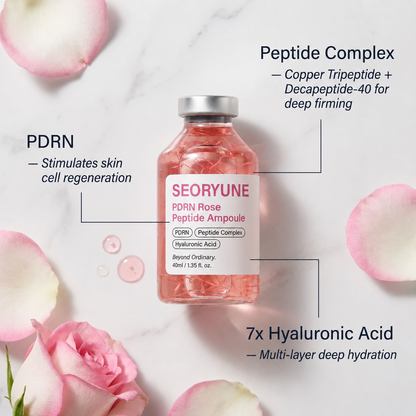 Korean PDRN Rose Peptide Ampoule